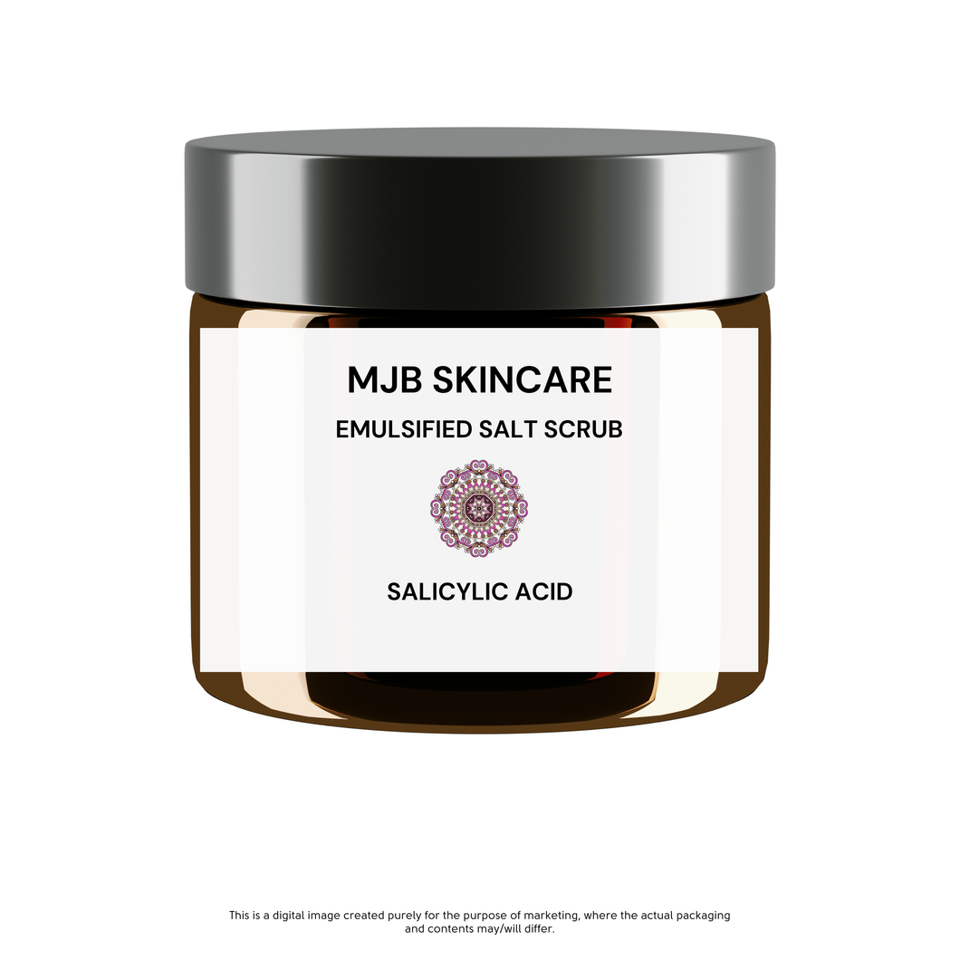 Emulsified Salt Scrub: Salicylic Acid 150g