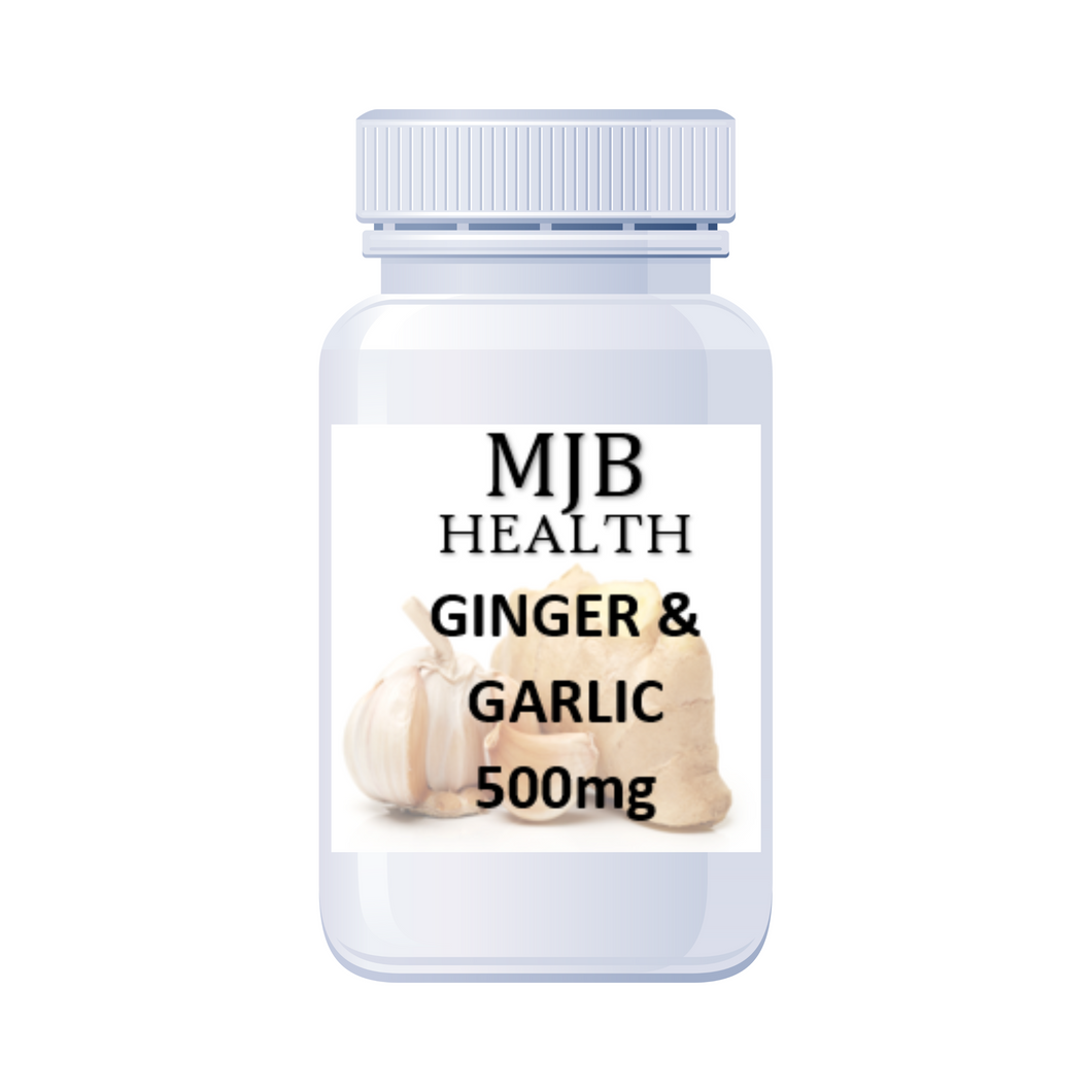 Ginger & Garlic Capsules - 500mg